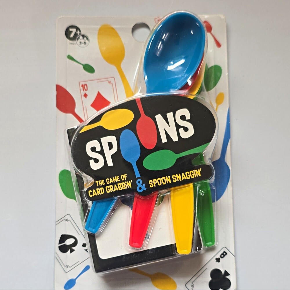 PlayMonster Games Spoons Card Game Complete Game 2024 3-5 Players Ages 17+ B5